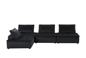 Anna - Velvet Modular Sofa by Couch.com