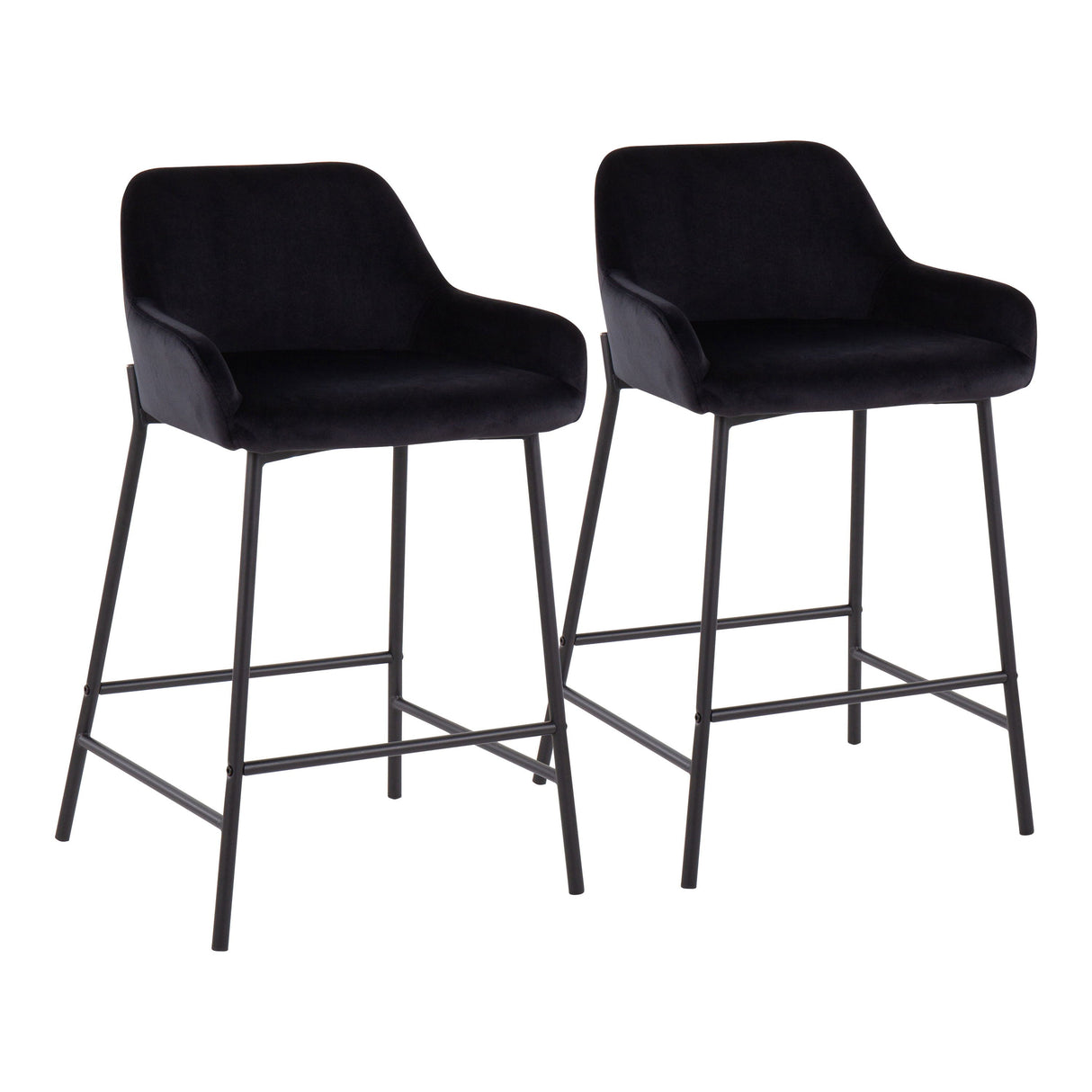 Daniella - Industrial Fixed Height Counter Stool (Set of 2) by Couch.com