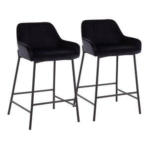 Daniella - Industrial Fixed Height Counter Stool (Set of 2) by Couch.com