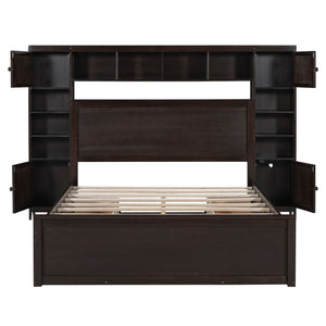 Bed With All In One Cabinet, Shelf And Sockets by Couch.com