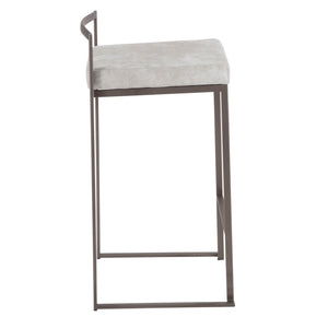 Fuji - Industrial Stackable Counter Stool Elegant Design by Couch.com