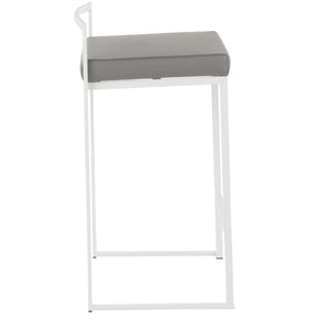 Fuji - Simple Elegance, Contemporary Stackable Counter Stool by Couch.com