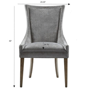 Ultra - Dining Side Chair With Chenille Upholstery (Set of 2) by Couch.com