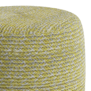 Bayley - Versatile Round Braided Pouf by Couch.com
