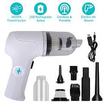 2-in-1 Cordless Vacuum Cleaner and Air Duster Rechargeable Handheld Compressed Air Duster by DirectDeals