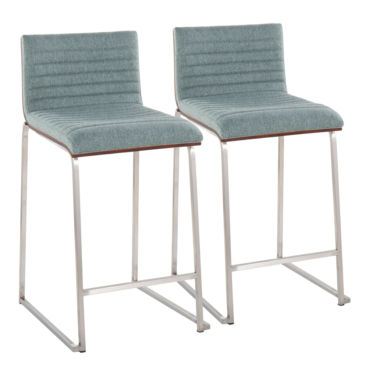 Mason Mara - Contemporary Fixed Height Counter Stool (Set of 2) by Couch.com