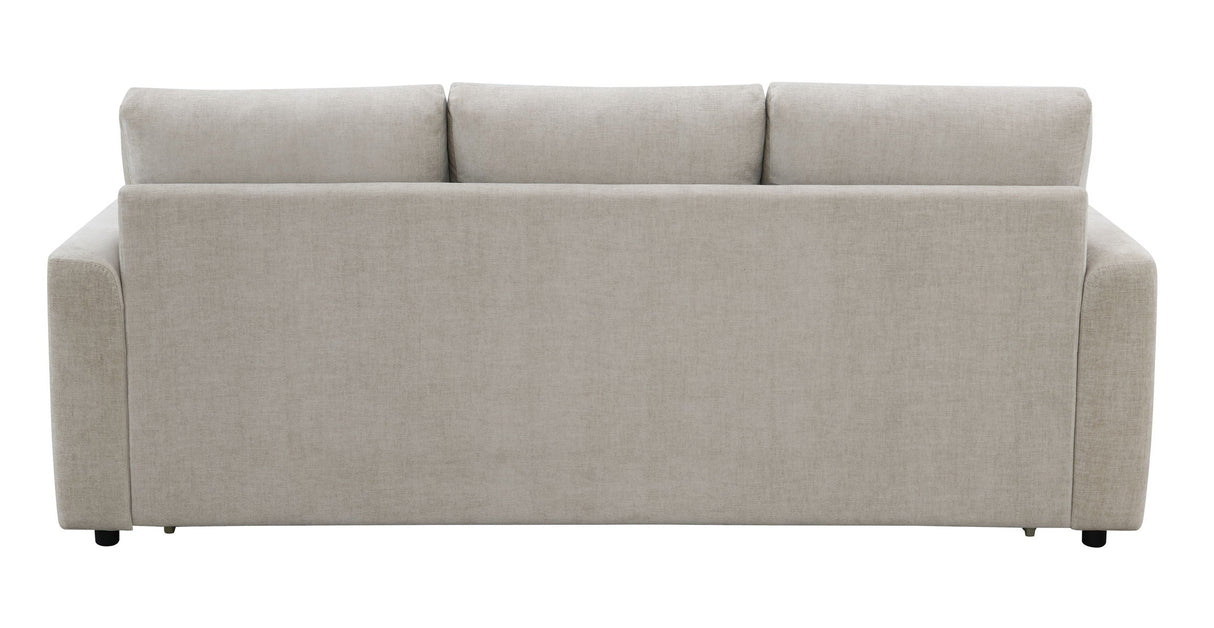 Leira - Linen Pull Out Sleeper Sofa - Beige by Couch.com