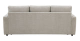 Leira - Linen Pull Out Sleeper Sofa - Beige by Couch.com