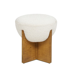 Bali - Round Upholstered Ottoman by Couch.com