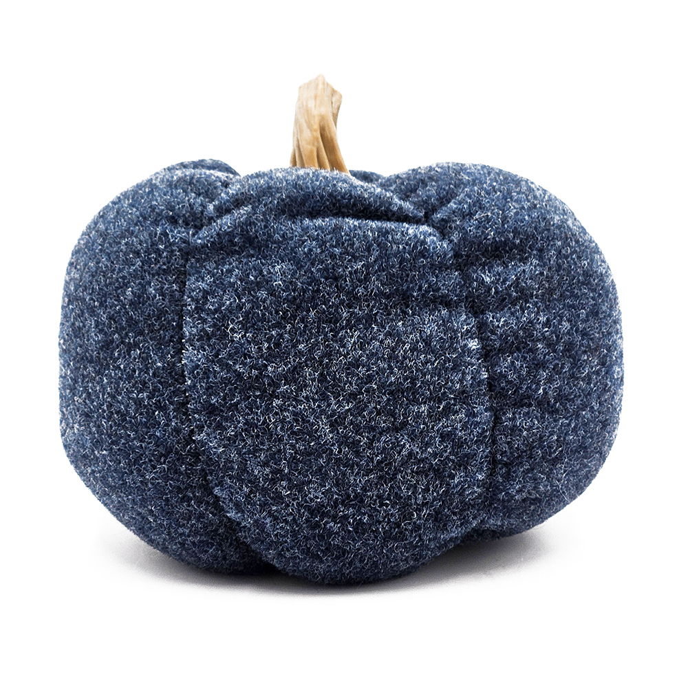 Pumpkin Ornament Decor For Holiday Harvest Festival Fall Festival & Thanksgiving (Set of 3) - Blue by Couch.com