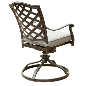 Rectangular Aluminum Dining Set With Cushions by Couch.com