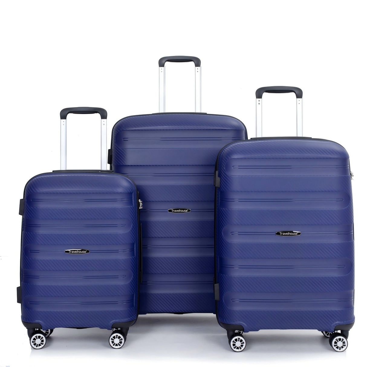 3 Piece Set Hardshell Suitcase Spinner Wheels by Couch.com