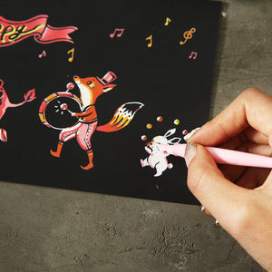 Dreamlike Scratch Art Paper For Kids Crafts