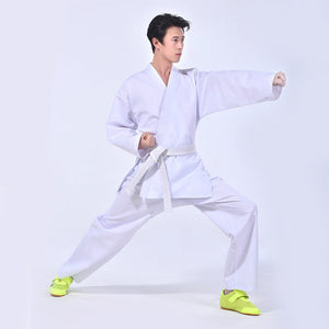 Karate White Suit Taoist Robe Suit