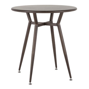 Clara - Industrial Round Dinette Table - Antique by Couch.com