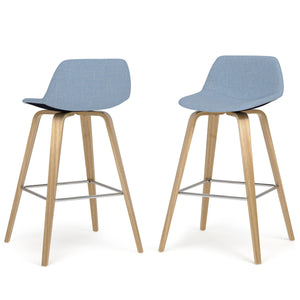 Randolph Bentwood - Upholstered Counter / Bar Height Stool (Set of 2) by Couch.com