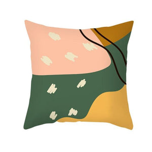 Abstract Line Drawing Cushion Case Modern Abstract Painting Pillow Case Beautiful Art Cushion Covers Art Sofa Pillows Case Livingroom Decorative Pillow 45x45CM