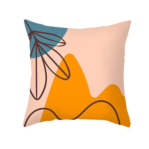 Abstract Line Drawing Cushion Case Modern Abstract Painting Pillow Case Beautiful Art Cushion Covers Art Sofa Pillows Case Livingroom Decorative Pillow 45x45CM