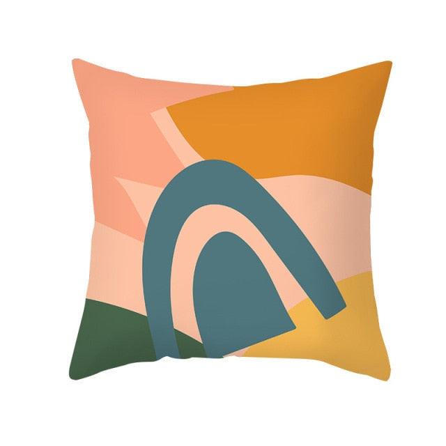 Abstract Line Drawing Cushion Case Modern Abstract Painting Pillow Case Beautiful Art Cushion Covers Art Sofa Pillows Case Livingroom Decorative Pillow 45x45CM