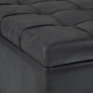 Harrison - Upholstered Coffee Table Storage Ottoman by Couch.com