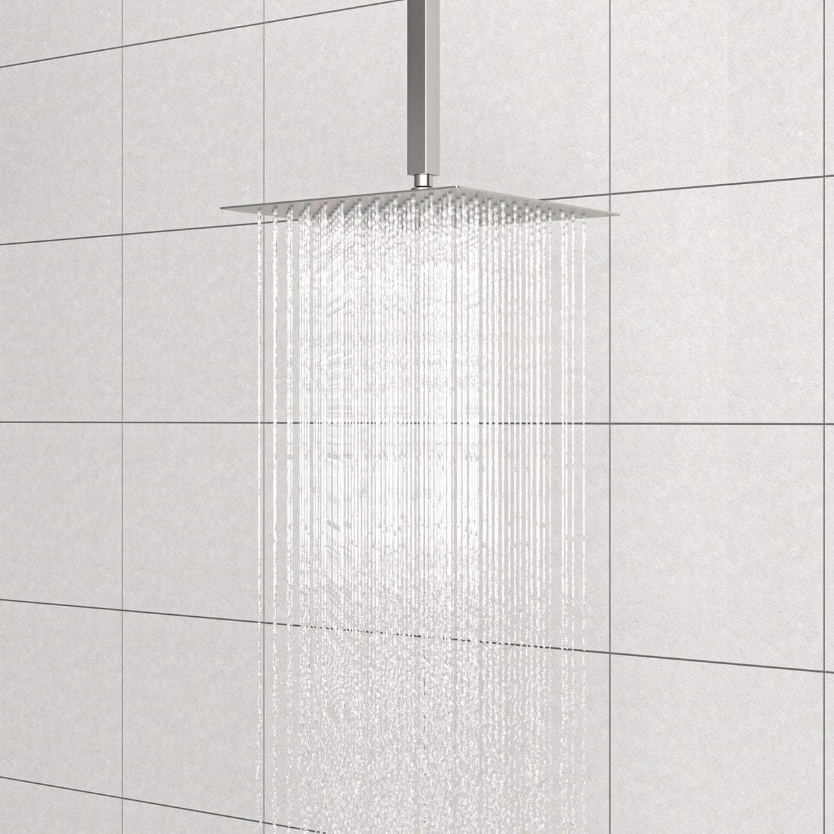 Premium 8" Ceiling Mounted Shower Arm With Flange