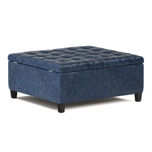 Harrison - Upholstered Coffee Table Storage Ottoman by Couch.com