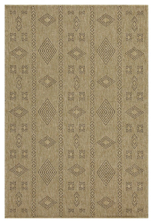 Earth - 2'7" X 7'3" Indoor, Outdoor Area Rug - Jute, Mocha