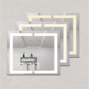 Medicine Cabinet With LED Vanity Mirror, Anti-Fog, Waterproof, Dimmable With Touch Switch by Couch.com