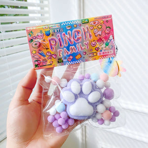Decompress Squeezing Toy Cat's Paw Pressure Reduction Toy