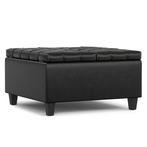 Harrison - Upholstered Coffee Table Storage Ottoman by Couch.com