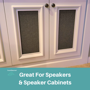 Acoustic Fabric - Ideal for DIY Panels - 100% Acoustically Transparent - Dual Layer