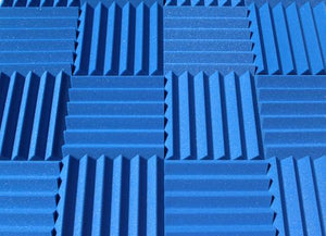 Easy Mount Acoustic Foam Kit - 12x12x2" Acoustic Foam Panels With Adhesive - Wedge Style - 4 Pack