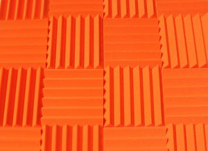 Easy Mount Acoustic Foam Kit - 12x12x2" Acoustic Foam Panels With Adhesive - Wedge Style - 4 Pack