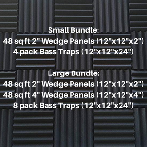 Recording Studio Acoustic Treatment Bundles