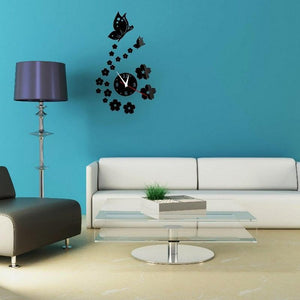 Acrylic Clocks Watch Wall Clock Modern Design 3D Mirror Watches Home Decoration Living Room 3D Mirror Surface Wall Clock Creative Mute Wall Stickers for Home Living Room Office Decoration Gifts