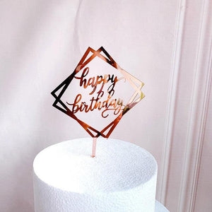 Acrylic One Cake Topper Top Cake One Cake Topper Birthday Cake Topper Double Sided For Anniversaries And Parties  Birthday Party Cupcake Toppers Flags Wedding Baby Shower Supplies Lovely Baking Dessert Decorations