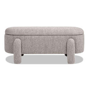 Hugo - Oval Fully Upholstered Storage Bench by Couch.com
