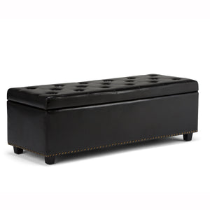 Hamilton - Upholstered Storage Ottoman by Couch.com