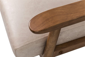 Wide Classic Mid-Century Modern Arm Chair by Couch.com