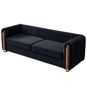 Contemporary Velvet Sofa Couch For Living Room by Couch.com