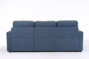 Lambswool - Pull Out Sleeper Sectional Sofa With Storage Chaise by Couch.com