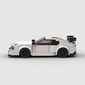 Building Blocks Suitable For Japanese GTR Sports Car Series Boys 8 Grids