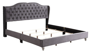 Upholstered Velvet Bed Transitional by Couch.com