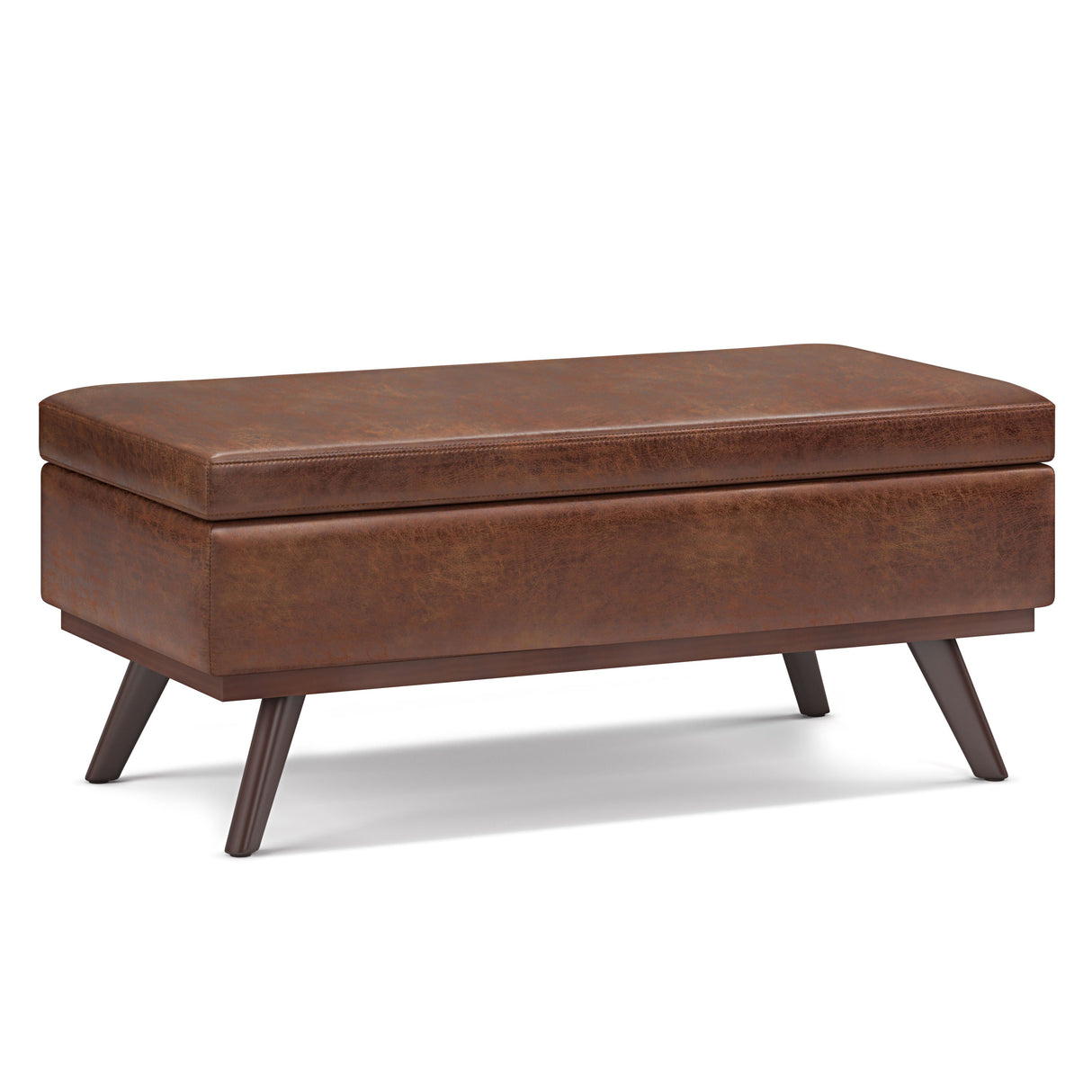 Owen - Lift Top Large Coffee Table Storage Ottoman, Mid Century Style by Couch.com