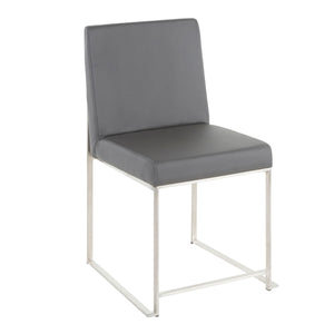Fuji - Contemporary Modern Elegance High Back Dining Chair (Set of 2) by Couch.com