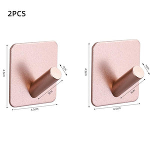 Adhesive Wall Hooks Mounted Door Key Cloth Coat Bathroom Robe Hanger Kitchen Hardware Rack Shelf Bag Hook Organizer For Hanging  Bathroom Toilet Sticky Hook