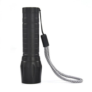 Adjustable Rechargeable LED USB Portable Focus Light Zoomable LED Tactical Flashlight High Lumens Zoomable Waterproof Flashlight Mini Torch For Camping Hiking