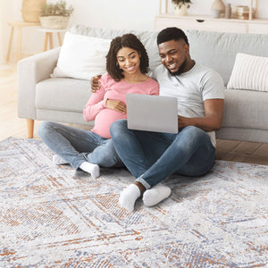 Payas - 2' X 3' Geometric Area Rug - Beige by Couch.com