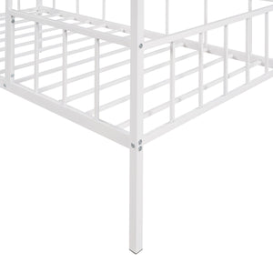 House Bed Frame With Slatted Support, No Box Spring Needed by Couch.com