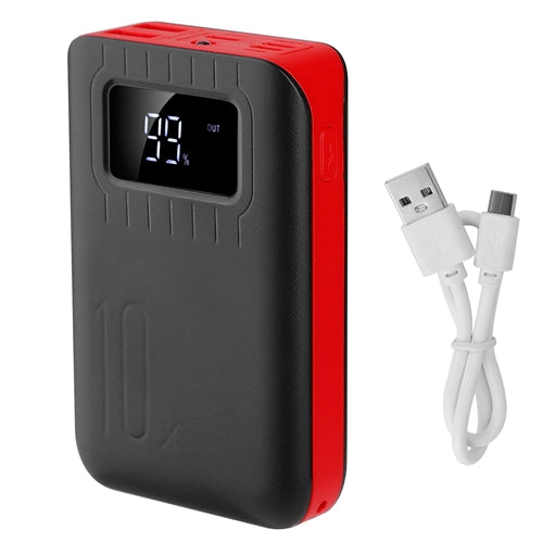 10000mAh Portable Power Bank Dual USB Charge Ports with LCD Display by DirectDeals